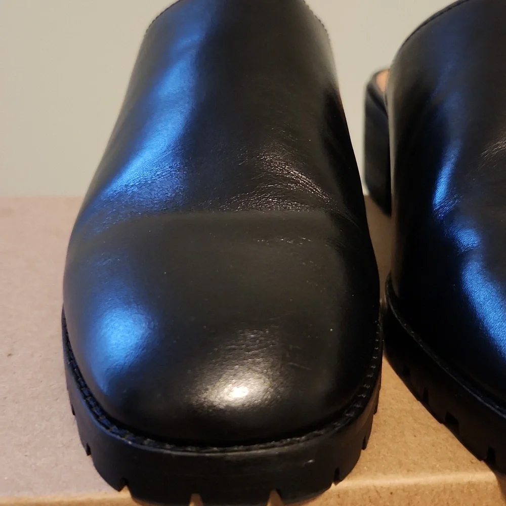 Madewell Black Leather Women's Mules - Picture 4 of 8